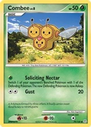 Combee 079 - Reverse Holofoil Diamond and Pearl - Common