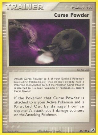 Curse Powder 080 - Reverse Holofoil Unseen Forces - Uncommon