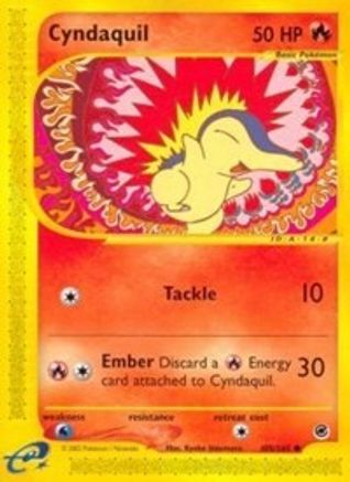 Cyndaquil (105) 105/165 - Reverse Holofoil Expedition - Common