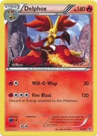 Delphox 010 Kalos Starter Set - Common