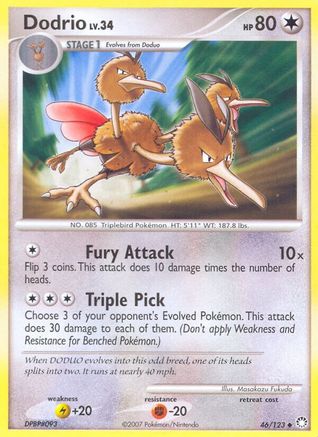 Dodrio 046 Mysterious Treasures - Uncommon