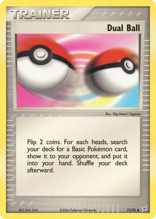 Dual Ball 072 - Reverse Holofoil Team Magma vs Team Aqua - Uncommon