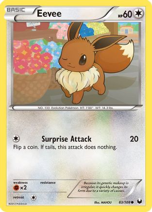 Eevee (83) 083/108 Dark Explorers - Common