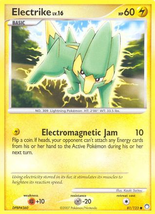 Electrike 081 - Reverse Holofoil Mysterious Treasures - Common