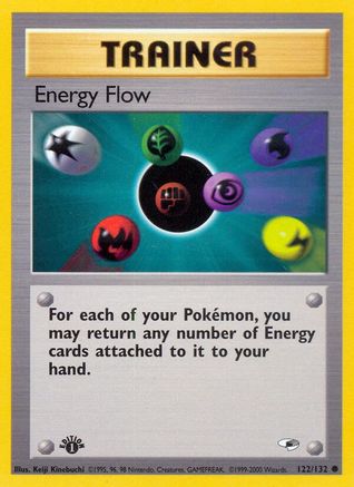 Energy Flow 122/132 - 1st Edition Gym Heroes - Common