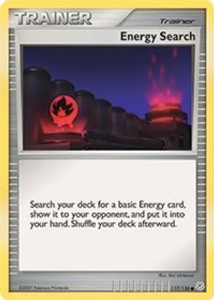 Energy Search 117/130 - Reverse Holofoil Diamond and Pearl - Common