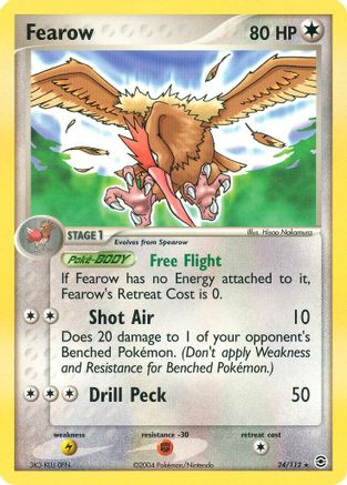 Fearow 024 FireRed & LeafGreen - Rare