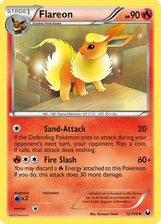 Flareon 012 Dark Explorers - Uncommon