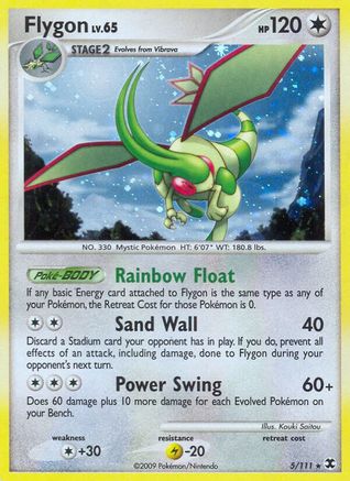 Flygon 005 - Reverse Holofoil Rising Rivals - Holo Rare