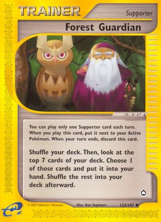 Forest Guardian 123/147 Aquapolis - Uncommon