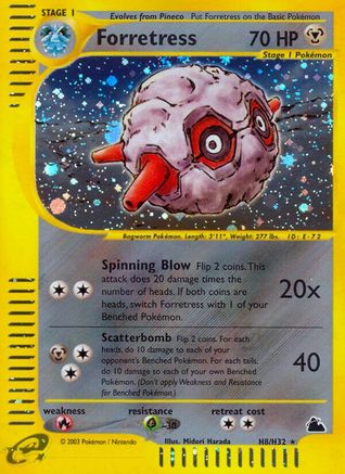 Forretress (H8) 0H8 - Holofoil Skyridge - Holo Rare