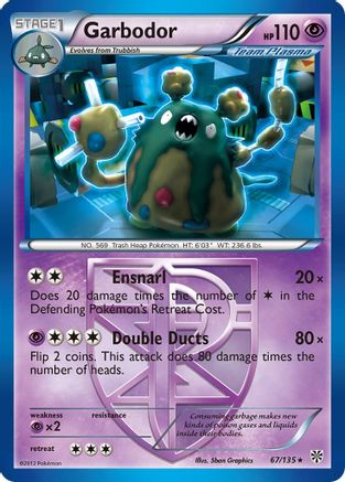 Garbodor (Team Plasma) (67) 067 Plasma Storm - Rare