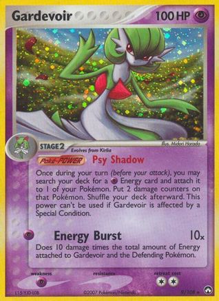 Gardevoir 009/108 - Holofoil Power Keepers - Holo Rare