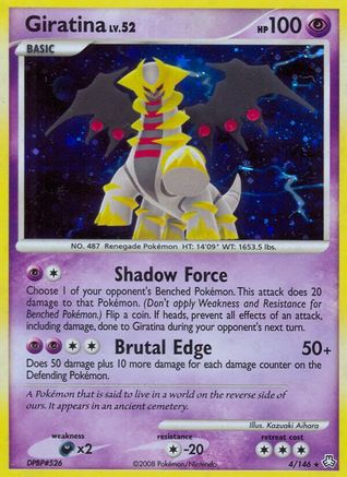 Giratina 004 - Holofoil Legends Awakened - Holo Rare
