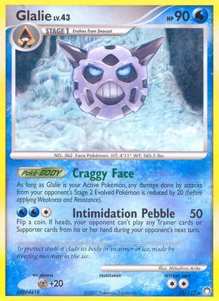 Glalie 025 Mysterious Treasures - Rare