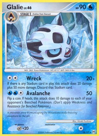 Glalie 018 Arceus - Rare