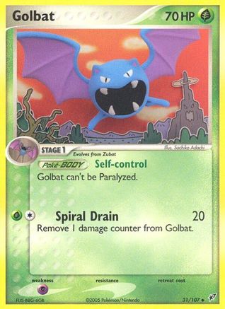 Golbat 031 - Reverse Holofoil Deoxys - Uncommon