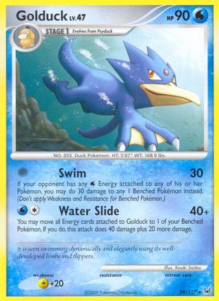 Golduck 029 Platinum - Rare