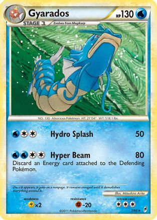 Gyarados 007 - Holofoil Call of Legends - Holo Rare