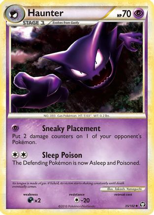Haunter 035/102 - Reverse Holofoil Triumphant - Uncommon