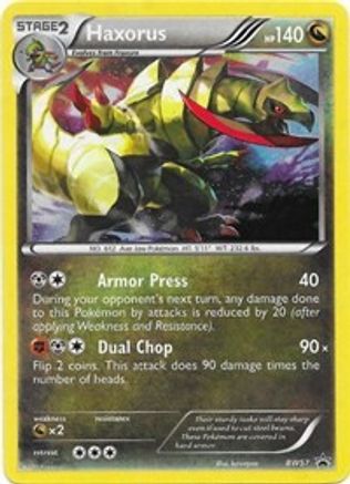 Haxorus BW57 - Holofoil Black and White Promos - Promo