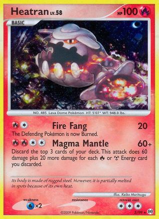 Heatran 003 - Holofoil Arceus - Holo Rare