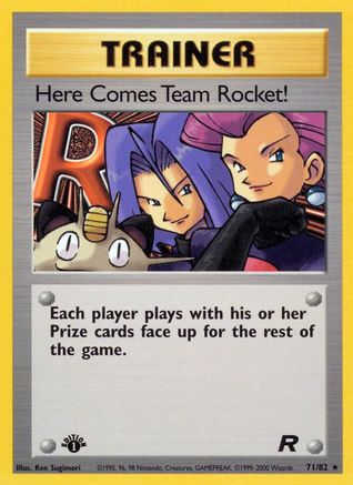 Here Comes Team Rocket! (71) 071/82 - 1st Edition Team Rocket - Rare