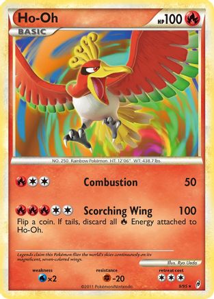 Ho-Oh 009 - Reverse Holofoil Call of Legends - Holo Rare