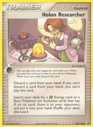 Holon Researcher 095/113 - Reverse Holofoil Delta Species - Uncommon