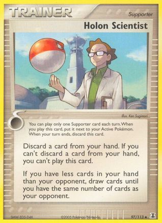 Holon Scientist 097 - Reverse Holofoil Delta Species - Uncommon
