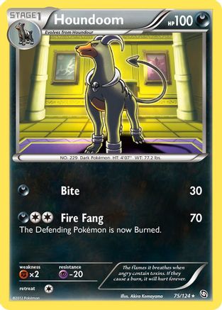 Houndoom 075/124 Dragons Exalted - Rare