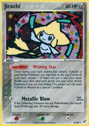 Jirachi 009 - Reverse Holofoil Deoxys - Holo Rare