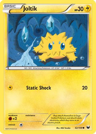 Joltik (42) 042 - Reverse Holofoil Dark Explorers - Common
