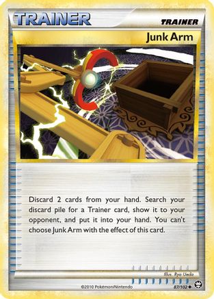 Junk Arm 087/102 - Reverse Holofoil Triumphant - Uncommon