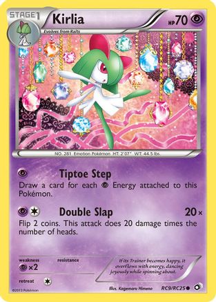 Kirlia RC9/RC25 - Holofoil Legendary Treasures Radiant Collection - Common
