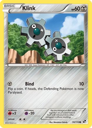 Klink 074 - Reverse Holofoil Black and White - Common