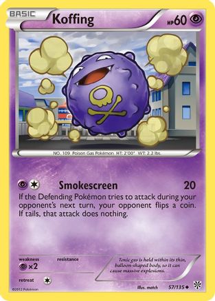 Koffing (57) 057 Plasma Storm - Uncommon
