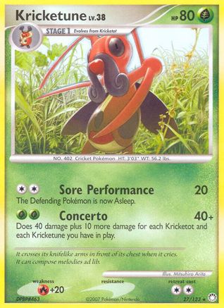 Kricketune 027 Mysterious Treasures - Rare