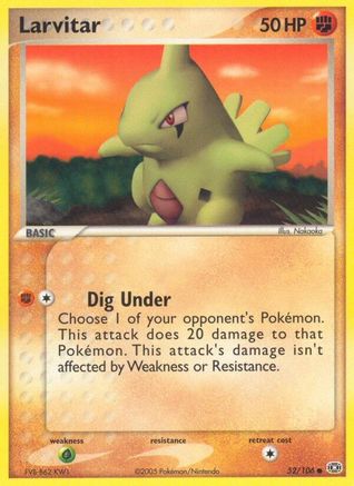 Larvitar 052 Emerald - Common