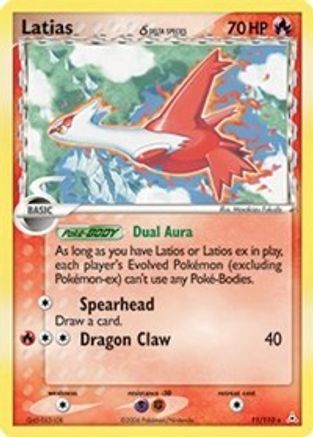 Latias 011/110 - Reverse Holofoil Holon Phantoms - Holo Rare
