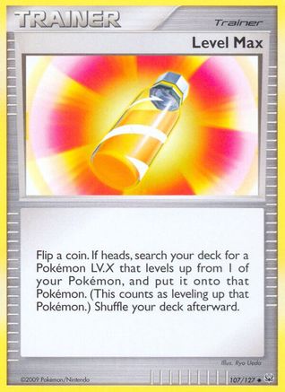 Level Max 107 - Reverse Holofoil Platinum - Uncommon