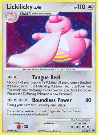 Lickilicky 012 - Reverse Holofoil Secret Wonders - Holo Rare