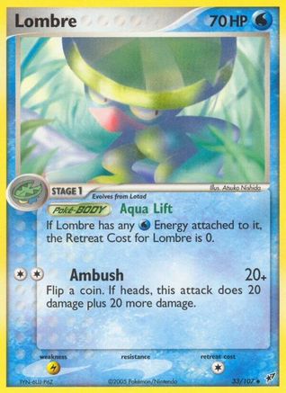 Lombre 033/107 - Reverse Holofoil Deoxys - Uncommon