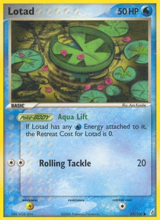 Lotad 055/100 Crystal Guardians - Common