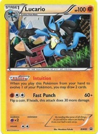 Lucario BW85 - Holofoil Black and White Promos - Holo Rare