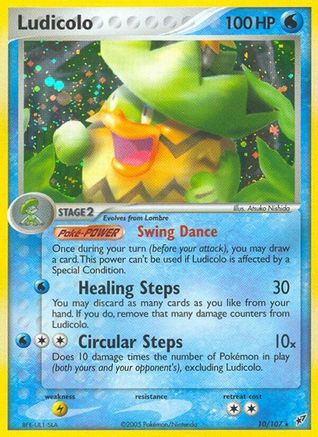 Ludicolo 010/107 Deoxys - Holo Rare