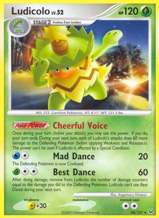 Ludicolo 034/127 Platinum - Rare