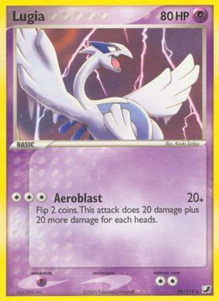 Lugia 029 - Reverse Holofoil Unseen Forces - Rare
