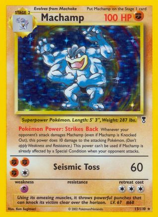 Machamp 015 - Reverse Holofoil Legendary Collection - Holo Rare