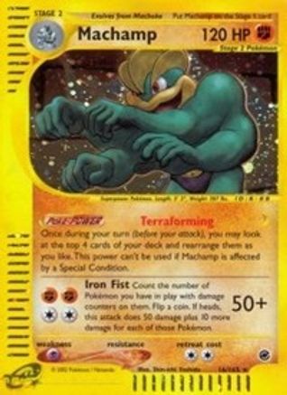 Machamp (16) 016 - Reverse Holofoil Expedition - Holo Rare